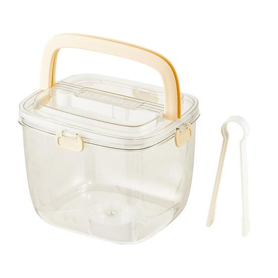 5 L Ice Bucket with Lid And Tongs Sealed Container for Parties Camping Barbecue Portable Wine Chiller