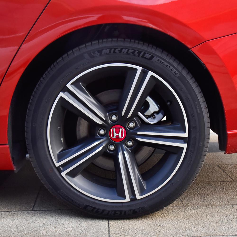 4pcs 58/69MM Car Wheel Center Caps Badge Logo Car Hub Rim Cover Emblem For Honda Civic 10th 11th Gen Hrv Jazz City Type R Type S QN1
