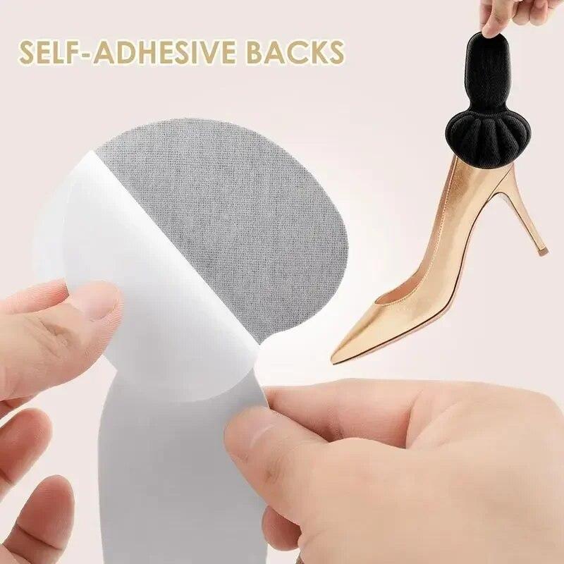 Новые 2 в 1 губчатые подкладки для пяток, задняя часть вставок, протекторы пяток, накладки для слишком большой обуви, мягкие сетчатые подкладки для пяток, стельки для обуви