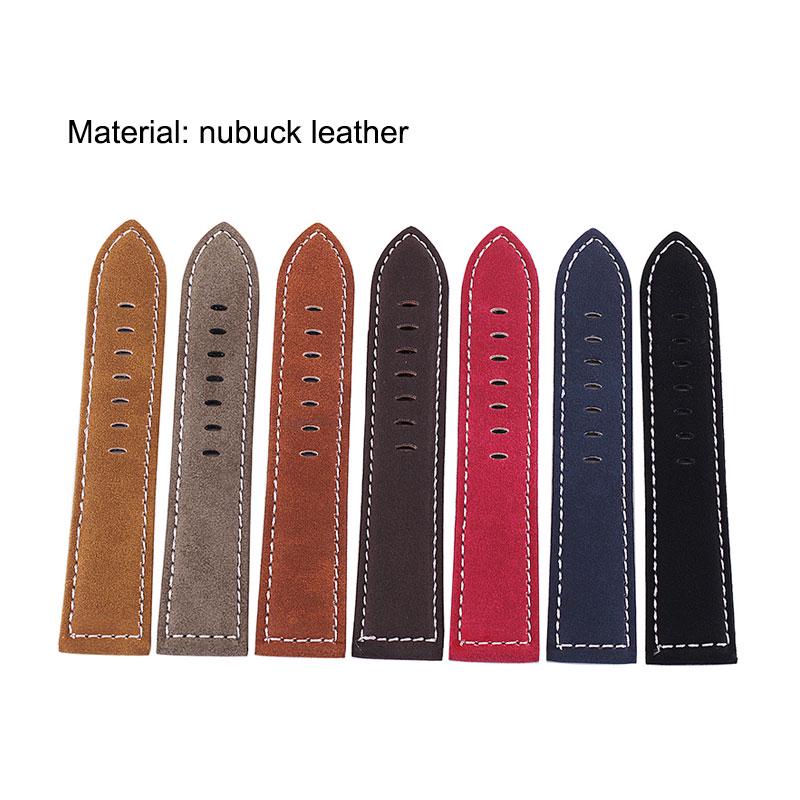 UTHAI Ремешок для часов 18мм 20мм 22мм 24мм Матовая телячья кожа Высококачественный ремешок для часов Универсальный браслет для смарт-часов P12
