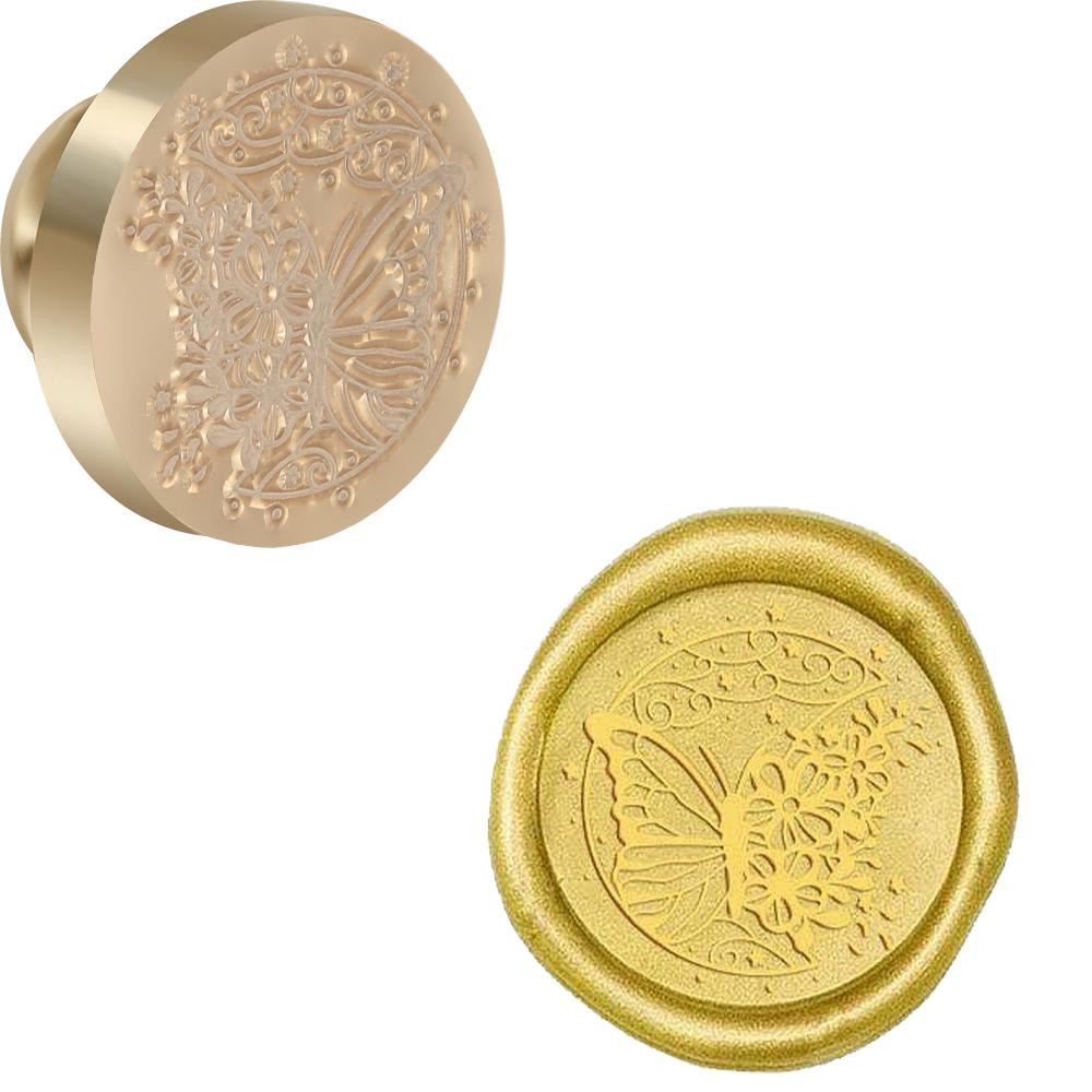 Серия «Луна и животные» Печать из сургуча Змея Слон Кошка Единорог Сменная печать для сургуча 25 мм Латунная головка для Хэллоуина