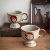 Japan Exports Medieval Clay Spray-painted Rabbit Ceramic Cup High-value Coffee Cup Goblet Japanese Mug