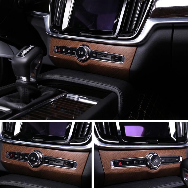 Автомобильная наклейка для Volvo xc60, панель регулировки звука, декоративные наклейки s90 v90 v90cc, пункт автомобиля