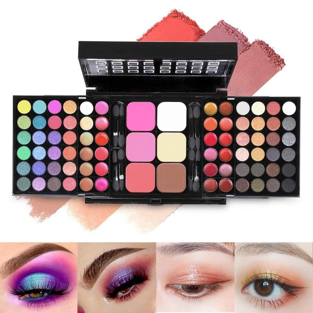 Набор палеток для макияжа Hotrose Cosmetic Makeup Palette Set, 148 цветов, 1 предмет, 78 цветов1