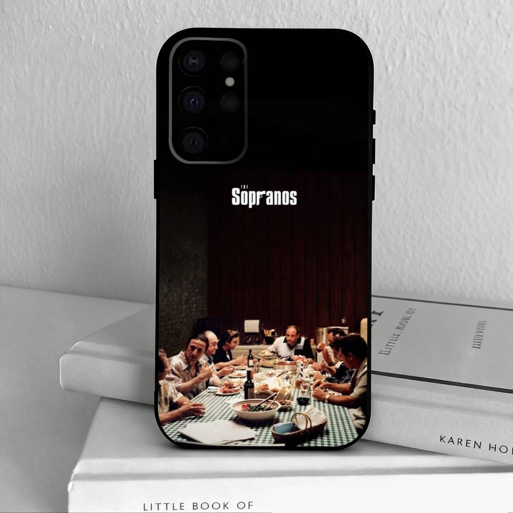 Чехол для телефона TV The S-Sopranos-S для Samsung S25,24,23,22,30,21,10,9,Ultra,Plus,Lite,FE,4,5 G Мягкий Черный Чехол