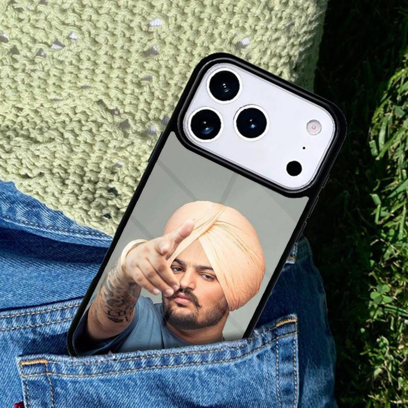 Indian Rapper Sidhu Moose Wala soft phone case cover Compatible with for IPhone 17air 16e 15 14 13 12 11Pro Max 17 Air