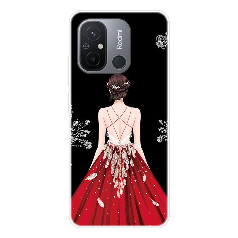 Для Xiaomi Redmi 12C 12 C Redmi12C чехол Мягкая силиконовая задняя крышка Мультяшный чехол для телефона Разнообразие