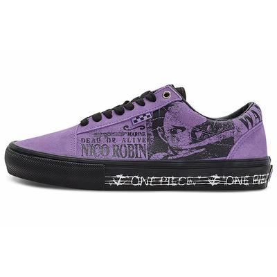 One Piece x Skate Old Skool Кроссовки унисекс Фиолетовые VN0A5FCBPRP