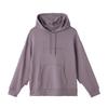 Casual Minimalist Pullover Hoodie Long Sleeve Sweatshirt Women Sweatshirt Light-Purple 686062-30