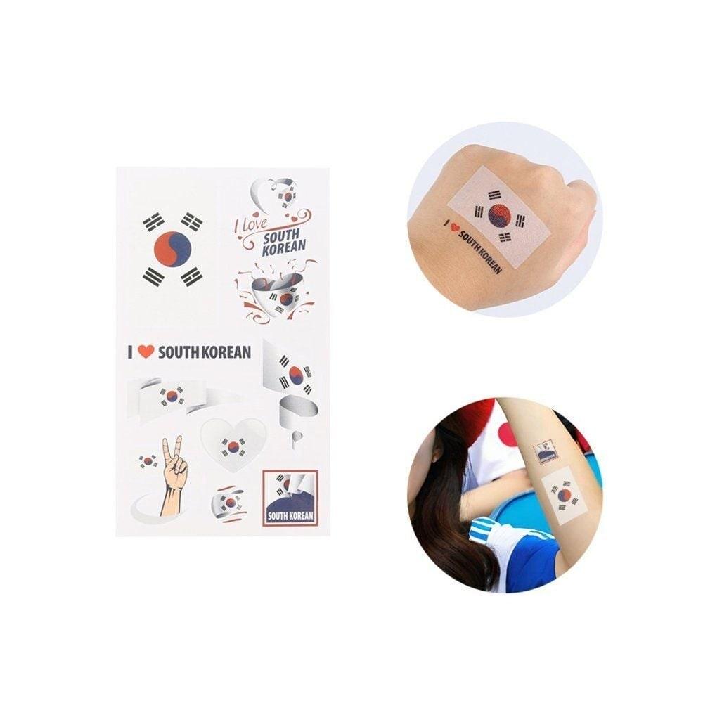 Beauty Accessories Water Sticker Cheering Korea Transfer Tattoo 1EA