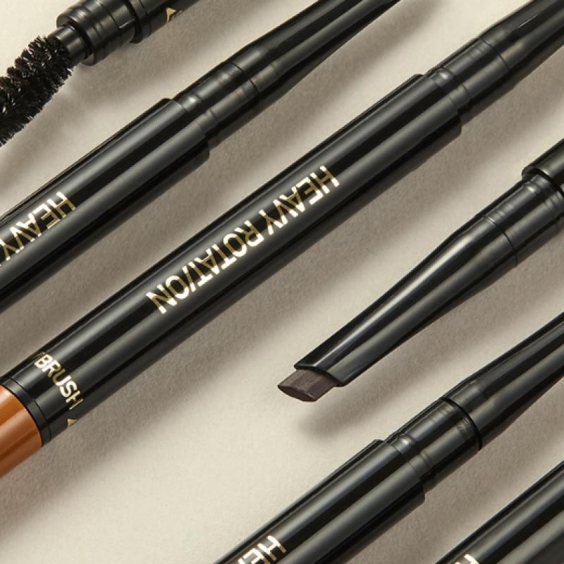 Kisme [1+1] Карандаш для бровей Kisme Heavy Rotation Hard Edge, ограниченный выпуск [Проект 1+1] Нет. 2 Натуральный Коричневый