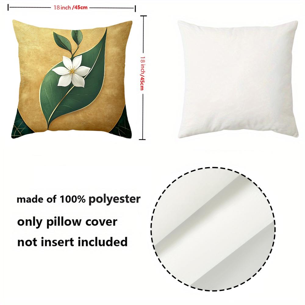 Floral Patterned Throw Pillows For Home Decor Polyester pillowcase, sofa decorative cushion cov Headboard Pillow