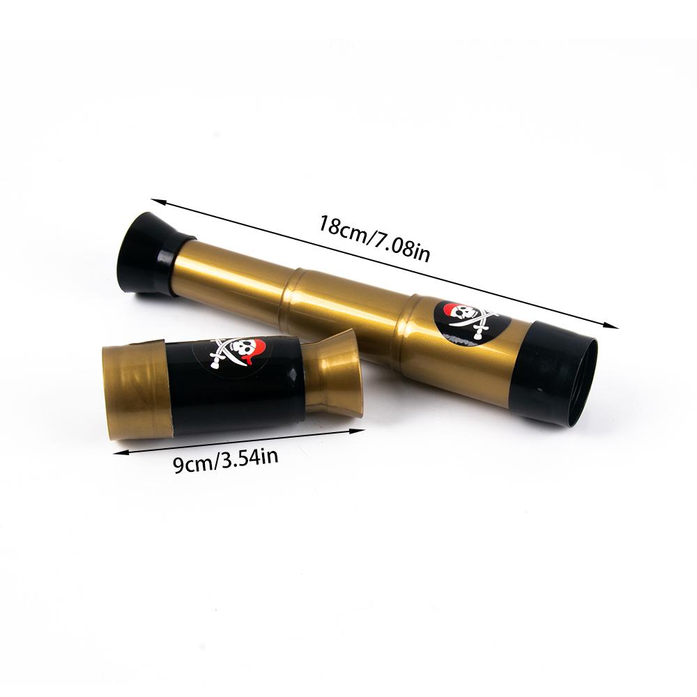 Детский пиратский капитан, костюм для косплея, реквизит, пиратская повязка на глаз, крюк, монеты, телескоп, детские сувениры, подарочная игрушка, пиратская вечеринка на Хэллоуин