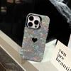 Роскошный модный чехол для телефона с рисунком ракушки и сердечком для iPhone 15 14 13 12 11 Pro Max X XS XR XS Max противоударный чехол