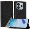 For Xiaomi Redmi Note 14 5G Leather Case Triangle Patchwork Wallet Stand Shockproof Phone Cover