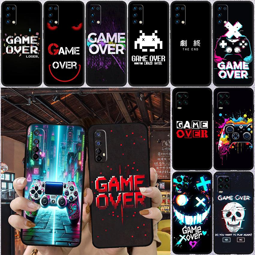QE30 Game Over Phone Case for OPPO A40 A60 A80 A15 A16 A16K A12 A17 A17K A54 A54S A53 A53S A55 A56 A57 A98 F23