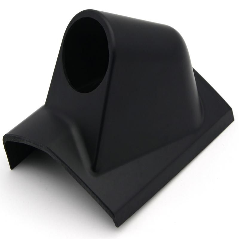 Dragon Gauge Black 2" 52mm Universal A-Pillar Single Hole Dash Gauge Meter Pod Mount Holder Left/Right Hand Drive