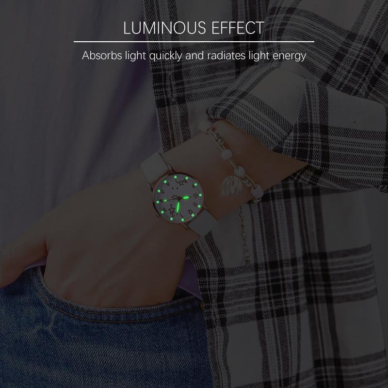 New Watch Women Simple Classic Fashion Small Dial Women's Watches Leather Strap Quartz Clock Wrist Watches Gift