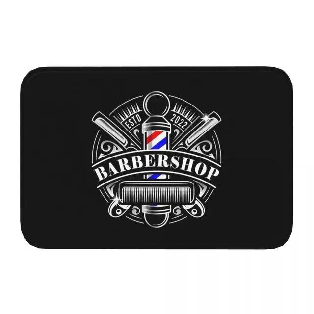 Коврик для парикмахерской Приветственный придверный коврик Балкон Крытый Коридор Веранда Вход Ковер для пола Моющийся Аксессуары для ванной кухни Коврик