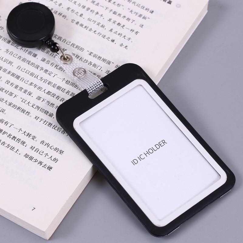 Прочный держатель для ID-карты/кредитной карты с выдвижной катушкой для бейджа для легкого доступа