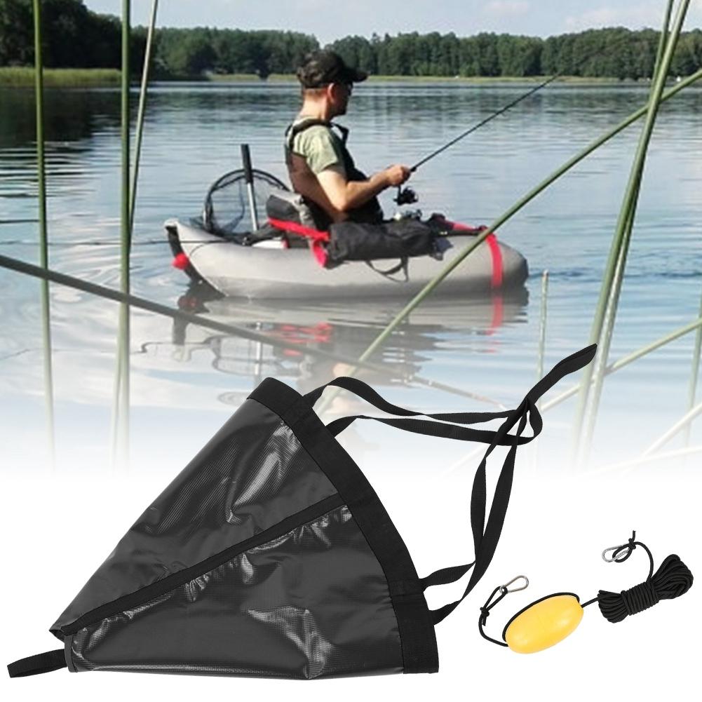 24-дюймовый портативный комплект буя для якоря лодки, аксессуар для яхты, резиновой лодки, каяка, рыболовной лодки, черный