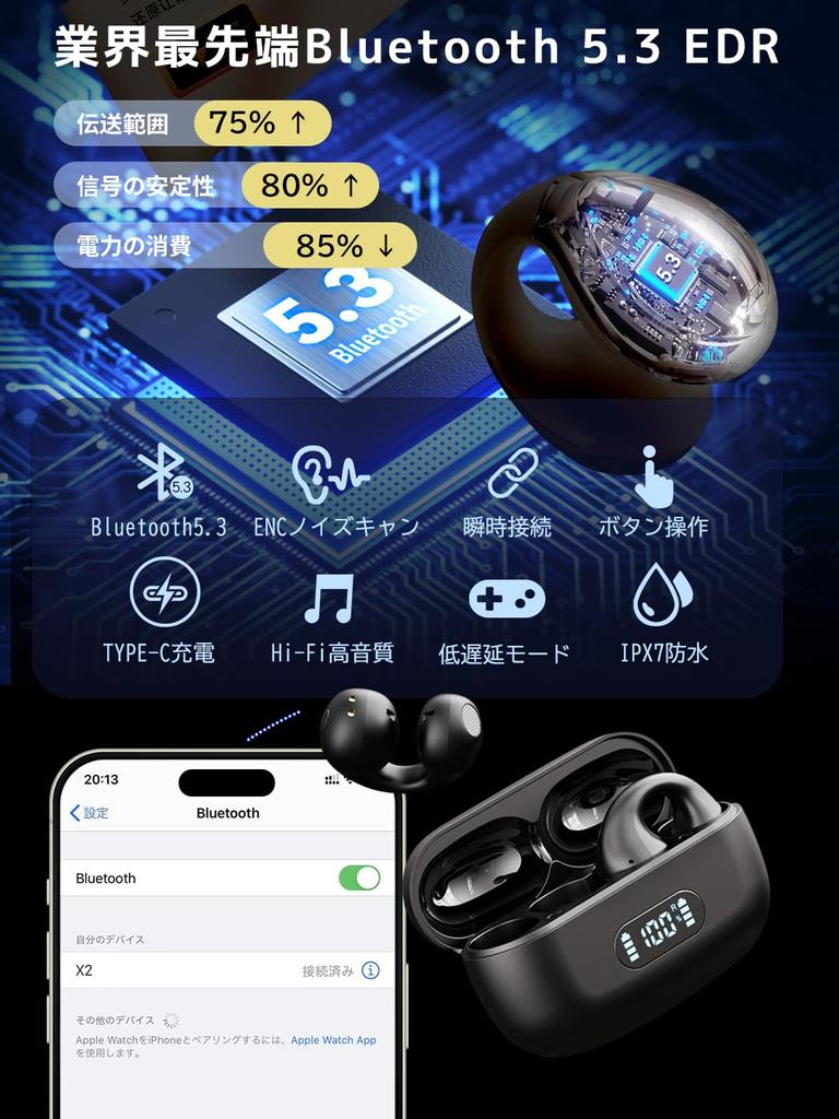 In 2024 OWS Air Conduction Bluetooth Wireless Earphones That Do Not Block Your Ear Open Air Next Bluetooth with IPX7 Sound Leakage Ear TypeC Fast Bone