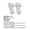 1Pair Socks Solid Color Anti-skid Cotton Baby Girls Lace Socks for Dancing