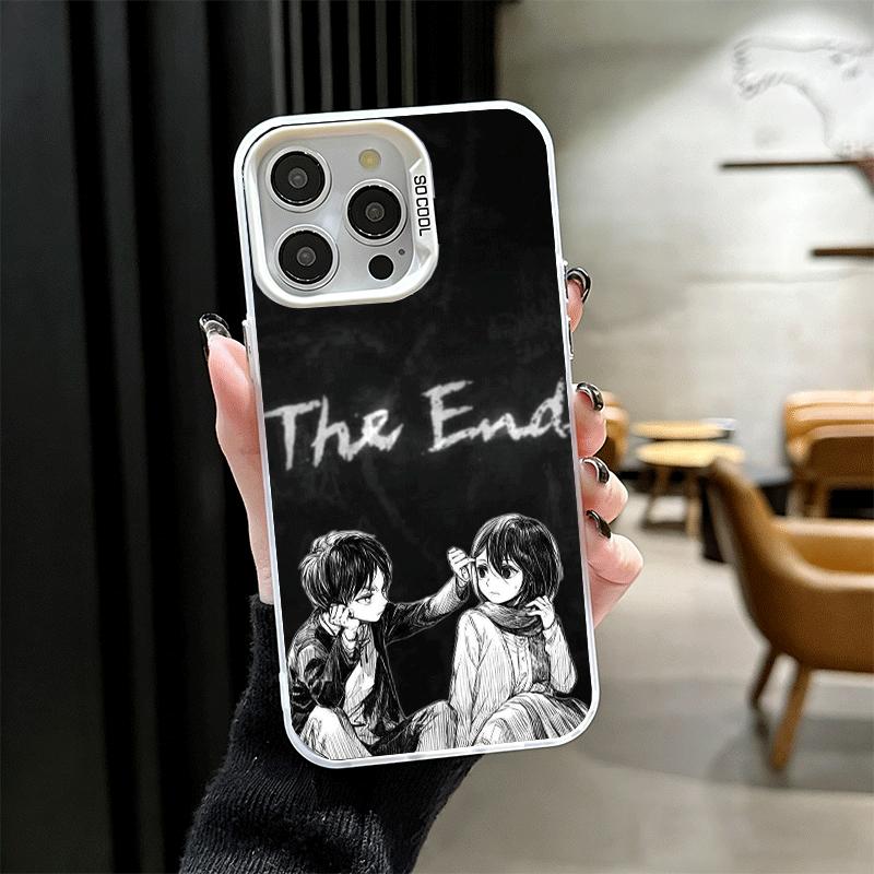 A-Атака Титанов Микаса Ударопрочный Чехол для Телефона для iPhone 17 Air 16 16E 15 Pro Max 14 Plus 13 Mini 12 Задняя Крышка Противоударный Веселый