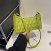 Fashion and Simple Temperament Women's Shoulder Bag 2025 Summer New Diamond Underarm Bag Women