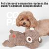 Heartbeat Puppy Toy Plush Bear Soothing Toy Stuffed Animal Dog Sleep Aid Calming Fuzzy Bear Doll for Anxiety Relief