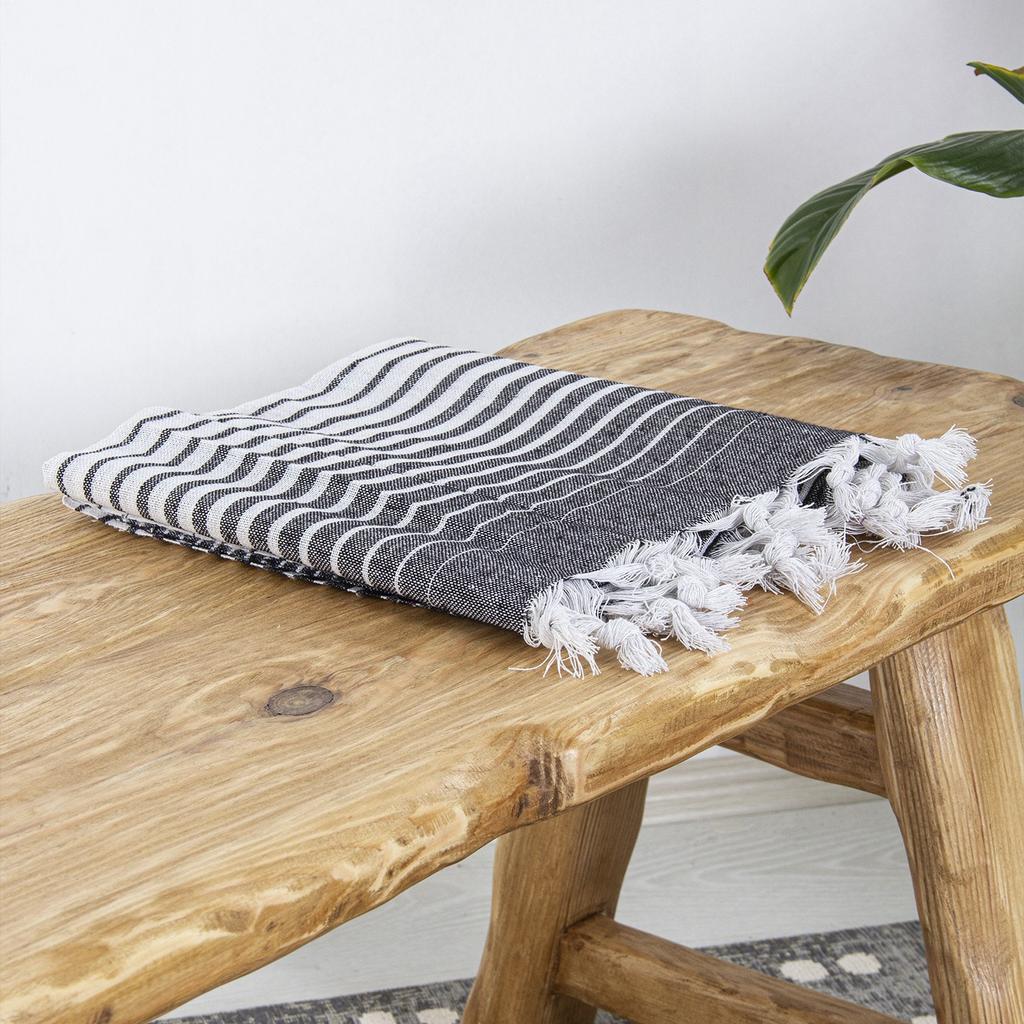 Черный 100x170 см Хлопок Пештемаль