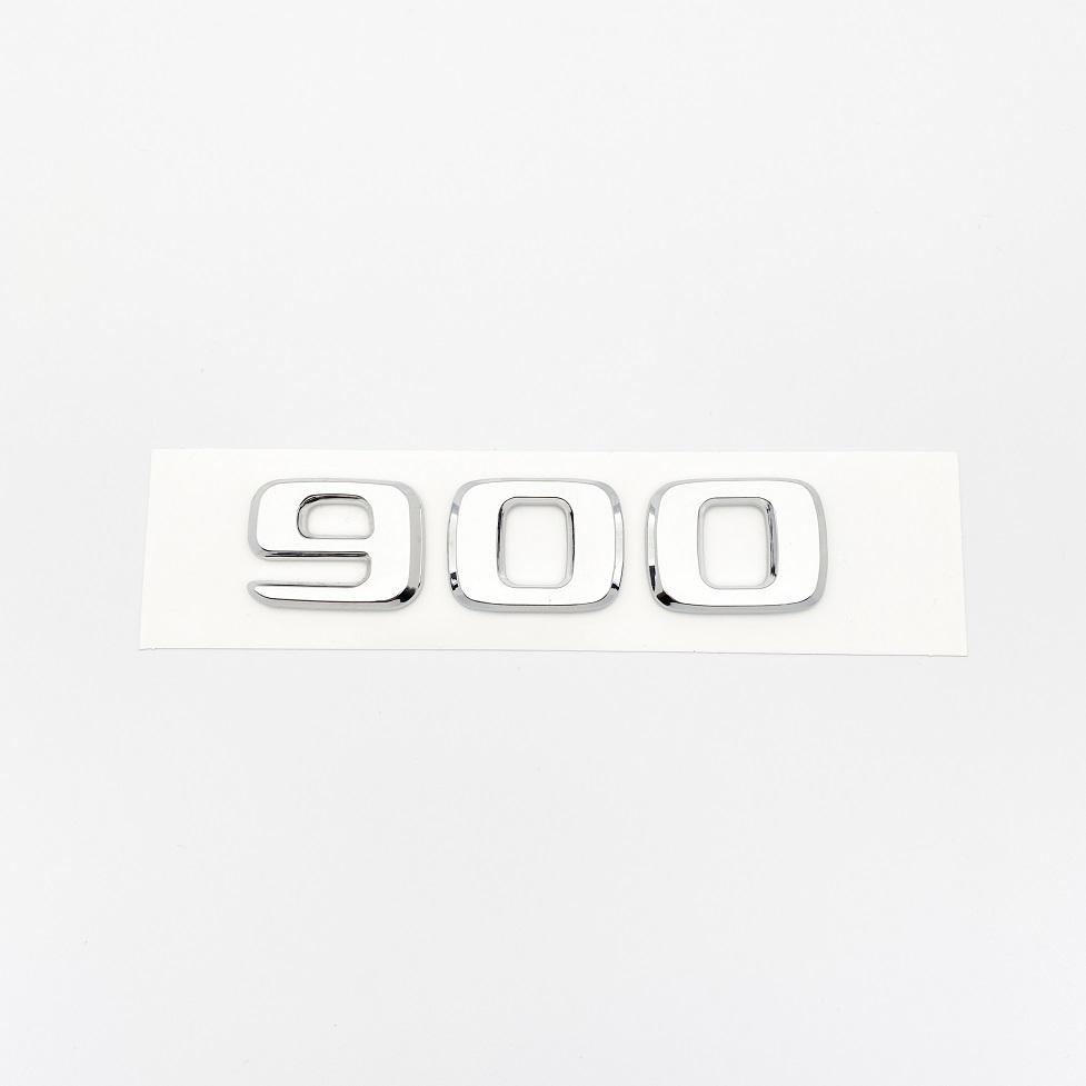 550G 4X4 850 550 D35 B40 D6S B63 3D Letters Chrome Silver Emblem Sticker For W464 Series Car Fender Trunk Rear Badge Sticker