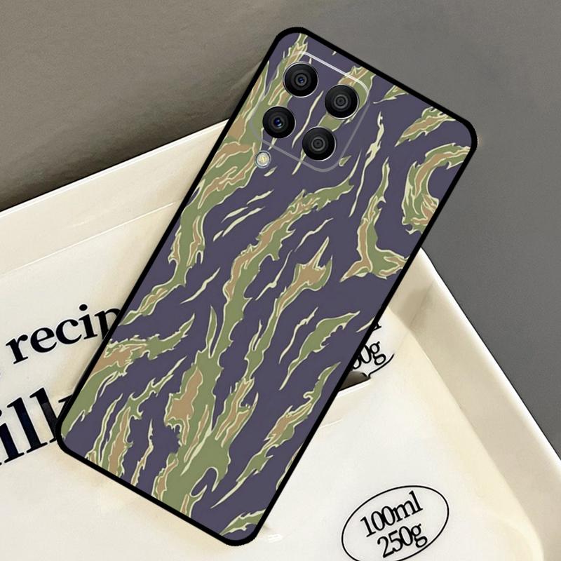 Камуфляжный чехол Армейский камуфляж Тигровые полосы Для Samsung Galaxy M15 M55 M12 M13 M14 M54 M23 M16 M11 M21 M31 M20 M34 M52 M32 M36 M56