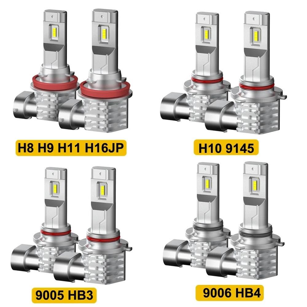 Fit for Fog H8 H11 H16JP H10 Car Lamp Fog Lamp Canbus Errorless 6500K