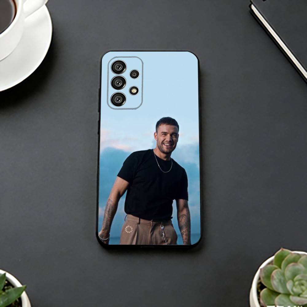 S-Singer L-Liam Payne Phone Case For Samsung S25,S24,S21,S22,S23,S30,Ultra,S20,Plus,Fe,Lite,Note,10,Black Cover