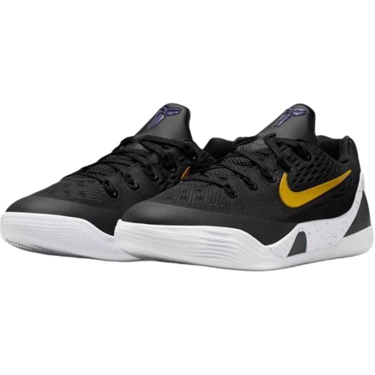 Nike Kobe 9 Em Low Tb Черный Университетское Золото Белый GS FV3607-003