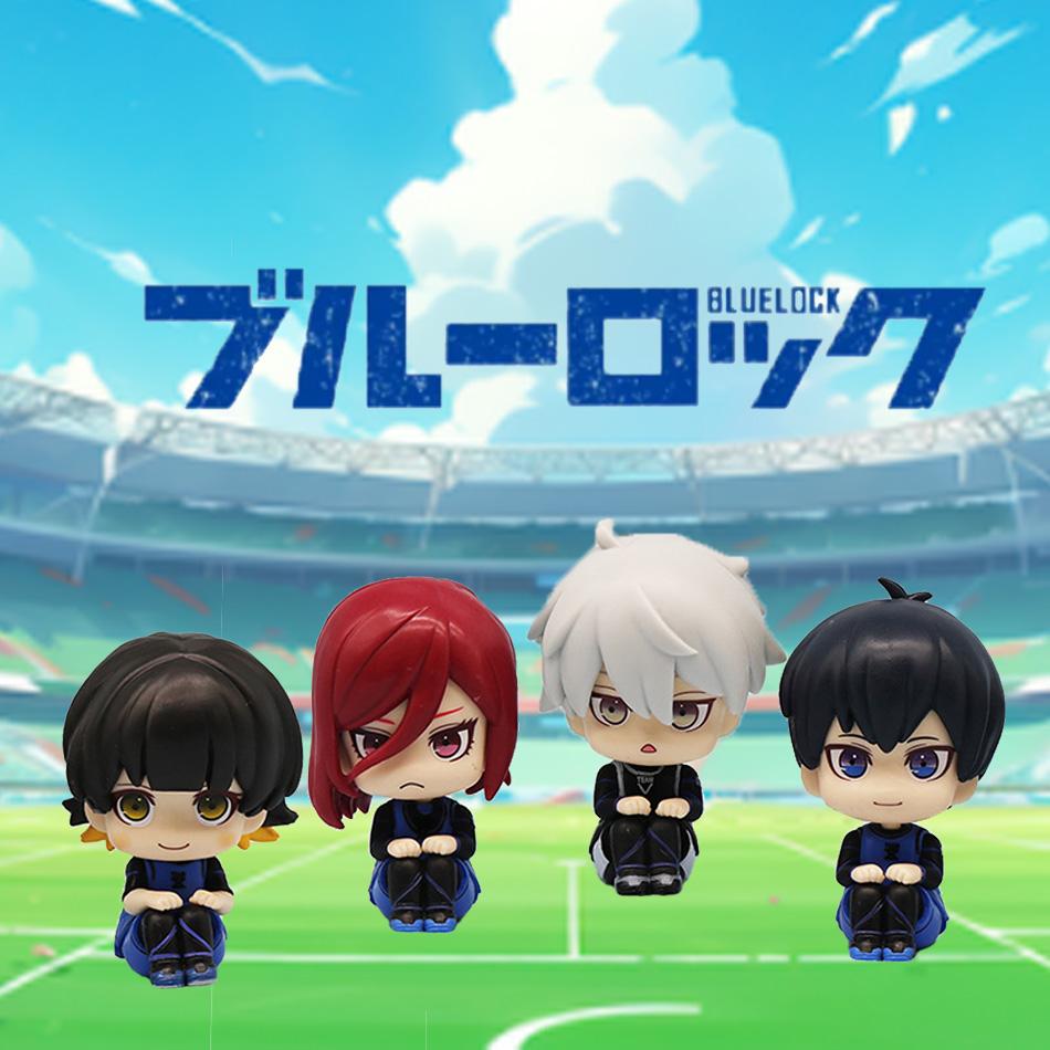 Фигурка Blue Lock Isagi Yoichi Q Version, Коллекционная игрушка с орнаментом из ПВХ с Chigiri Hyoma Bachira Meguru Nagi Seishiro