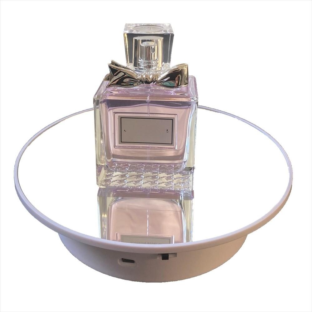 Motorized Rotating Turntable 2 In 1 Jewelry Display Platform Portable Electric Display Stand Props