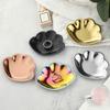Stainless Steel Shell Jewelry Holder Rustproof Organizer Tray for Rings Earrings Necklaces Fashionable Accessory Holder