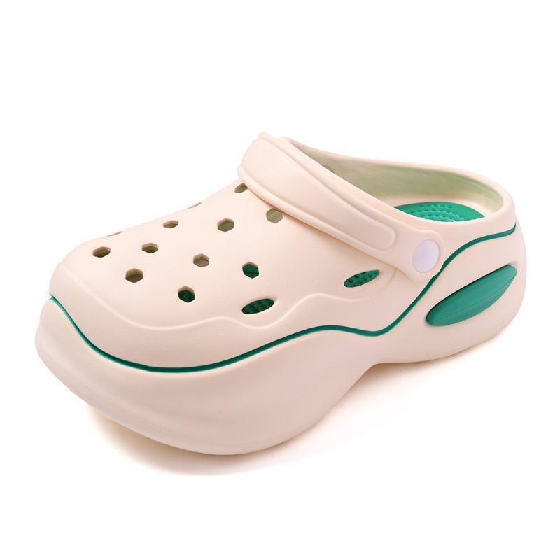 Женские тапочки на толстой подошве с закрытым носком, женские нескользящие сандалии, женская обувь для медсестер