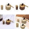 Fairy Garden Decorations Axe and Wooden Stake Set Miniature Figurines Craft Kit for Indoor Outdoor Plant Pot Decor