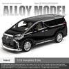 Модель автомобиля Toyota Alphard Alloy в масштабе 1/18 — высокодетализированная коллекционная модель — идеально подходит для демонстрации, декора офиса, подарка