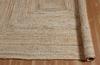 Jute Rug 100% Natural Jute Cotton Rug Handmade Reversible Area Carpet Modern Rug