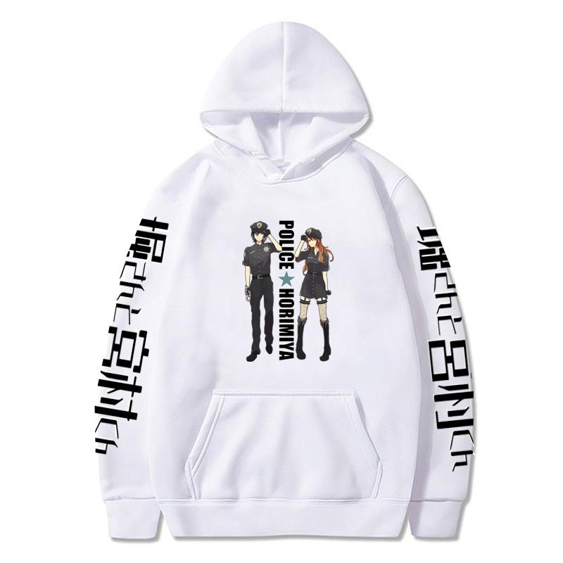 Аниме Horimiya Одежда Мужчины Женщины Большие повседневные толстовки Классические простые уличные свитера Harajuku унисекс толстовки Топы