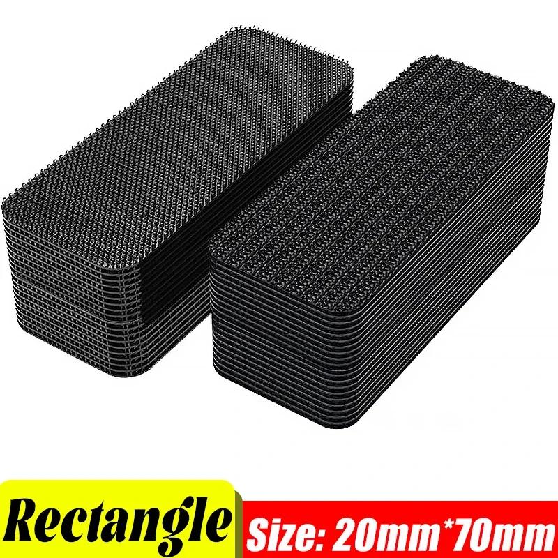 Самоклеящаяся лента Подушечка для ног Сильная Для автомобиля Автомобильная клейкая липучка Двусторонняя Невидимый фиксатор Противоскользящий Ковер Скатерть DIY