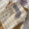 2025  Autumn And Winter Women'S Scarf Atmosphere Plaid Korean Style Versatile Neck Scarf Thick Warm