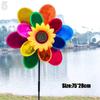 Садовые DIY Ветряные вертушки Красочные подсолнухи Ветряные мельницы Пластиковые ветряные вертушки Декор Вертушки Игрушки