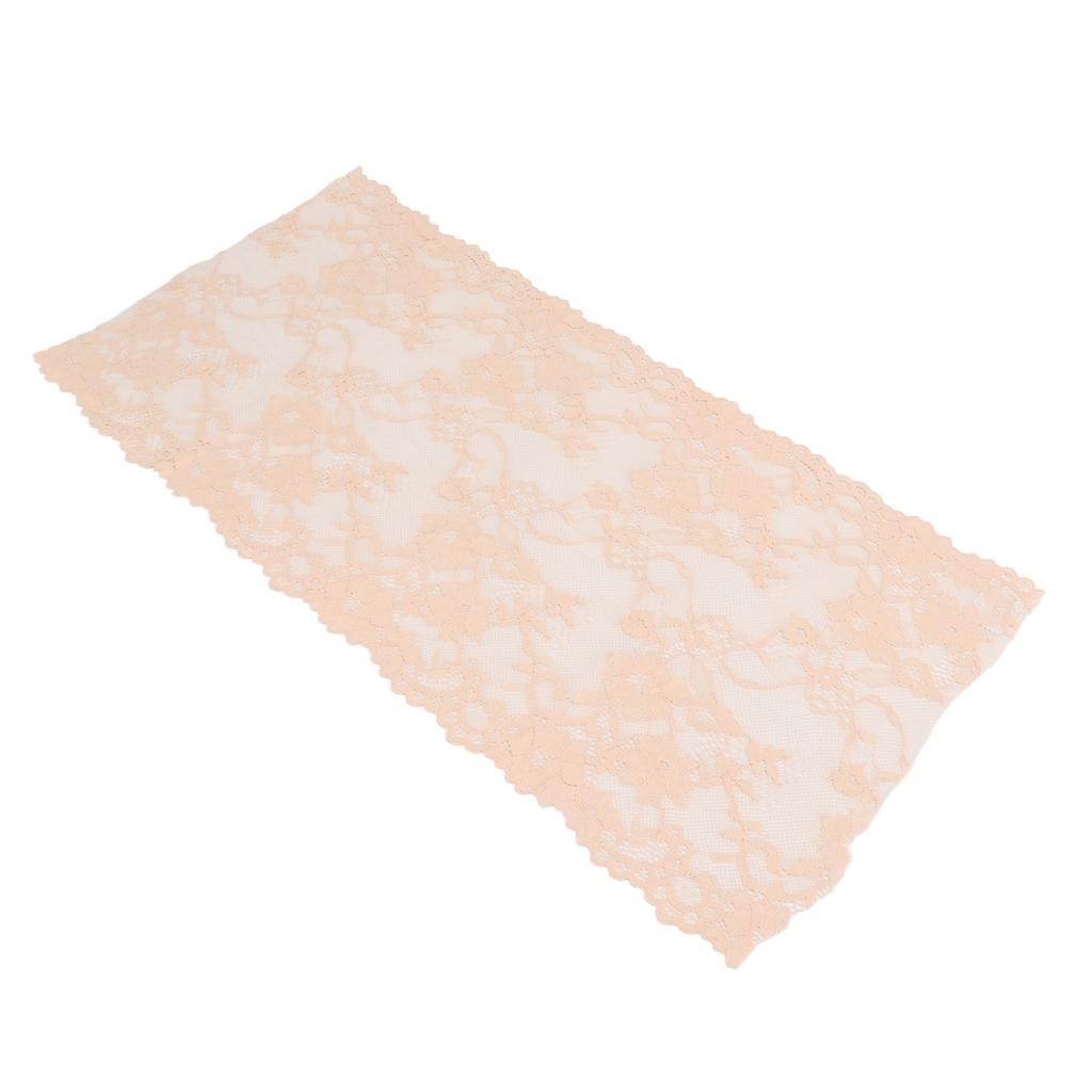 Lace Ribbon 24cm Wide 10 Yards Good Elasticity Safe Use Simple Operation Clothing AccessoriesColor