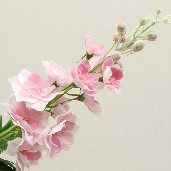 Artificial Flowers Adjustable Plastic Branches Silk Cloth Petals Realistic Violet Design Imitation Flower Wedding Halls Home Decor