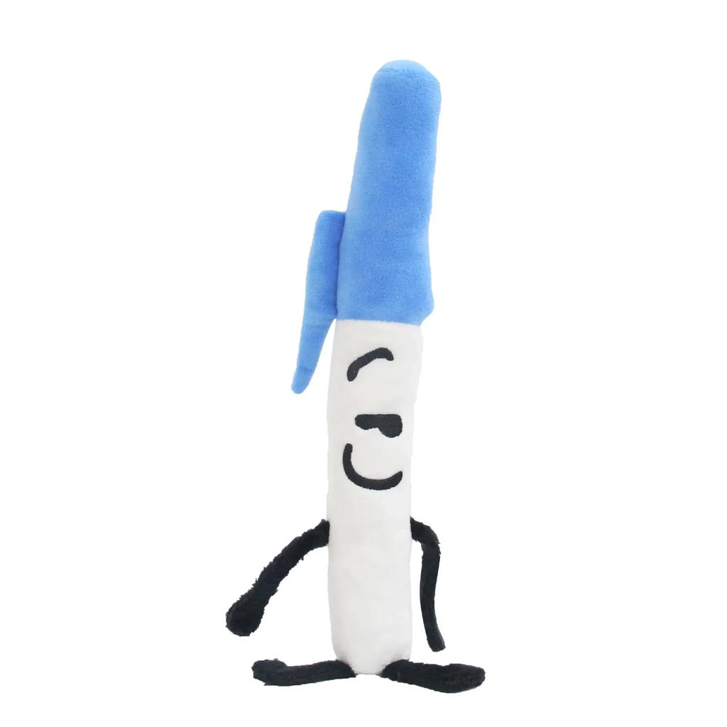 Новая Плюшевая Игрушка BFDI Битва за Остров Мечты Набитая Кукла Мягкое Животное X Цифры Блинц Блок Маркер Ручка Степлеры Картофель Фри Подарки
